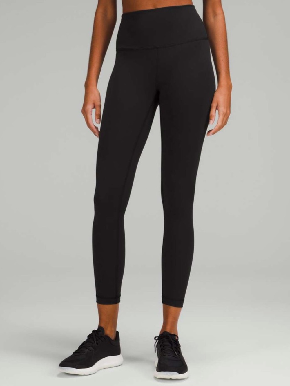Lululemon Wunder Train High Rise Leggings Tight 25" Black Size‎ 8 Medium